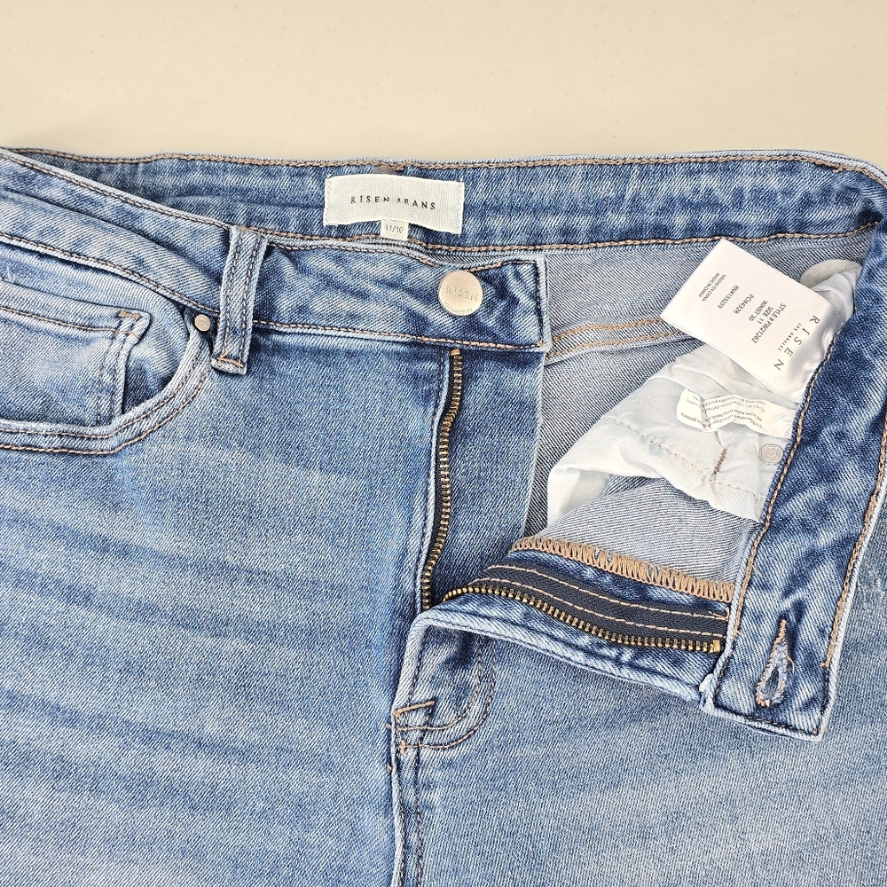 Risen Los Angeles High Rise Wide Leg Jeans Women's Size 11/30 - Picture 10 of 14